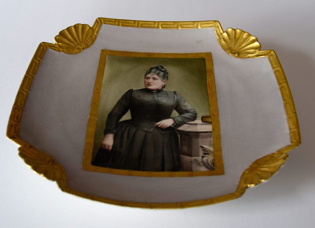 Biedermeier plate