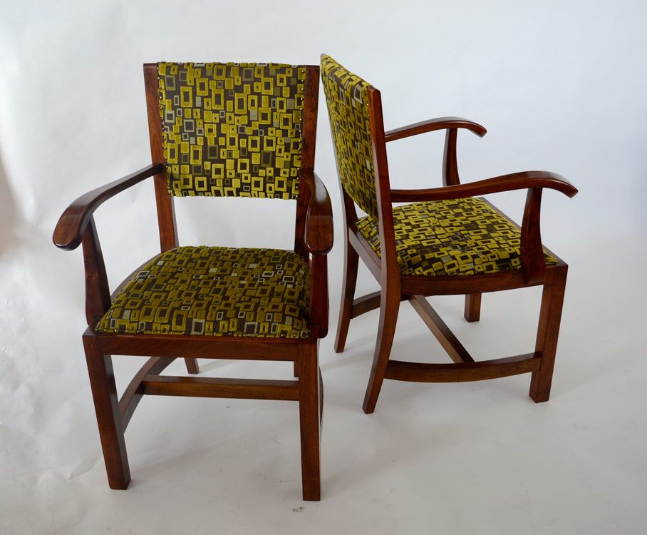 Pair of Art deco chairs