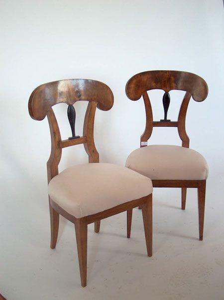 Pair of Biedermeier chairs